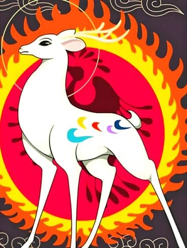 El Ciervo de Nueve Colores
